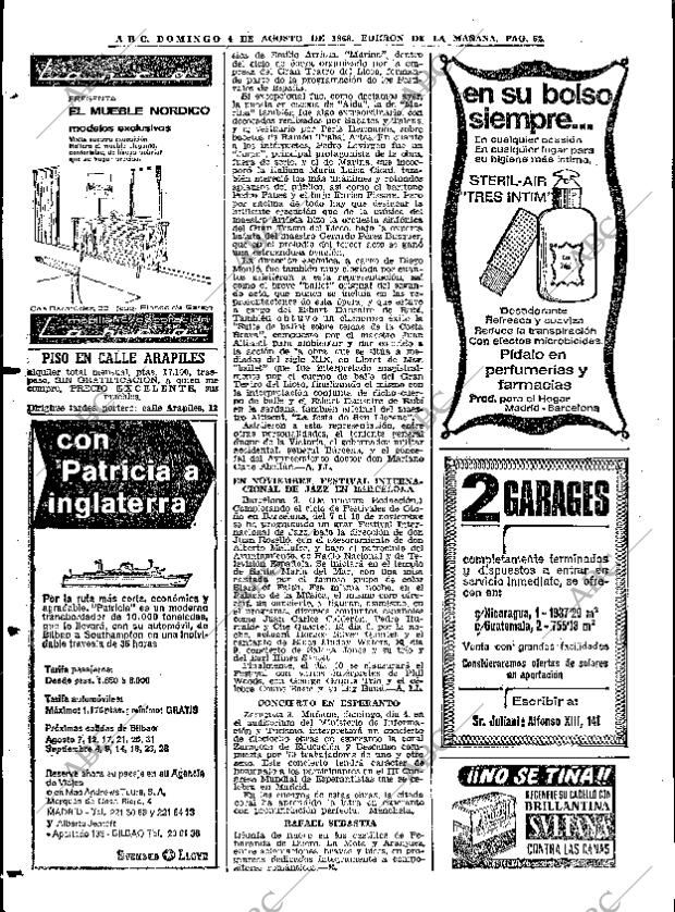 ABC MADRID 04-08-1968 página 62