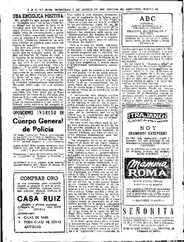 ABC SEVILLA 07-08-1968 página 22