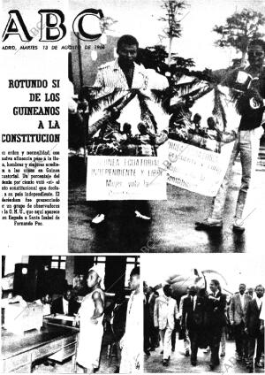 ABC MADRID 13-08-1968 página 1