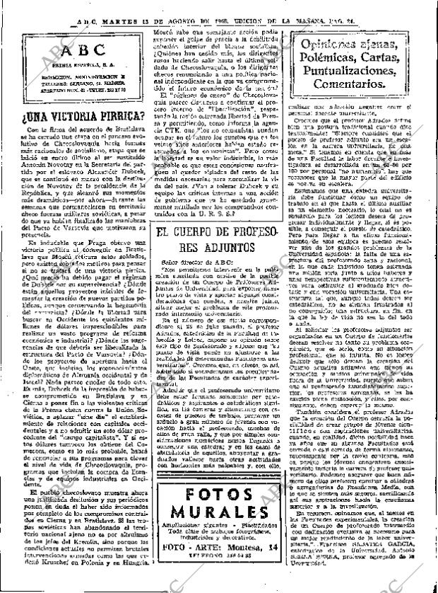 ABC MADRID 13-08-1968 página 24