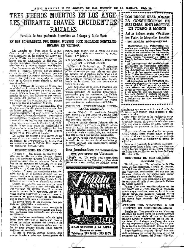 ABC MADRID 13-08-1968 página 29