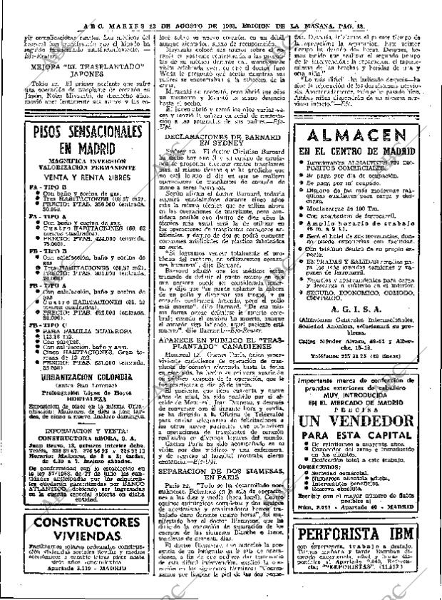 ABC MADRID 13-08-1968 página 48