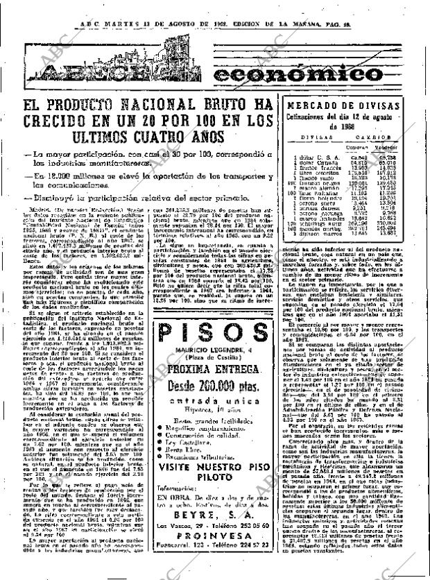 ABC MADRID 13-08-1968 página 49