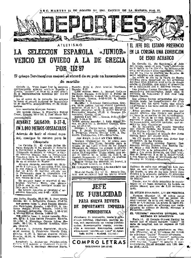 ABC MADRID 13-08-1968 página 53