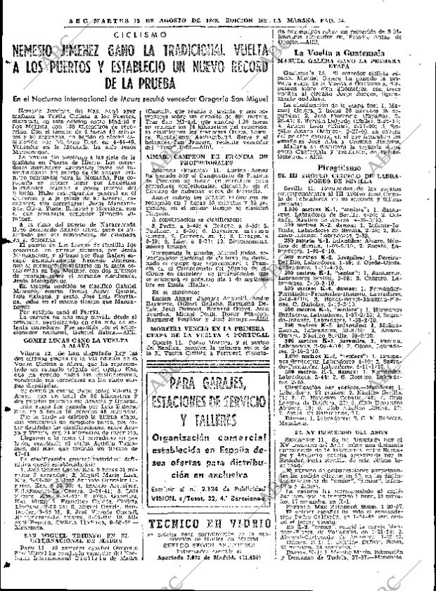 ABC MADRID 13-08-1968 página 54
