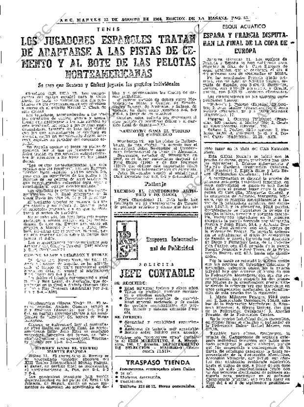 ABC MADRID 13-08-1968 página 55