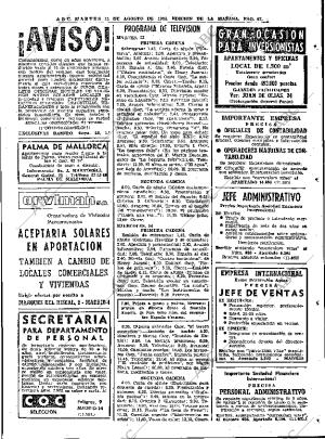 ABC MADRID 13-08-1968 página 67