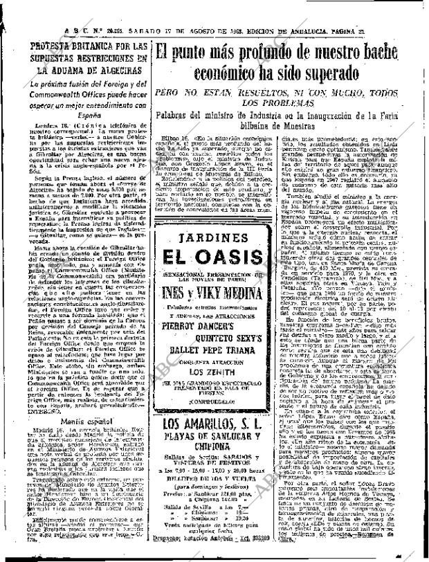 ABC SEVILLA 17-08-1968 página 21