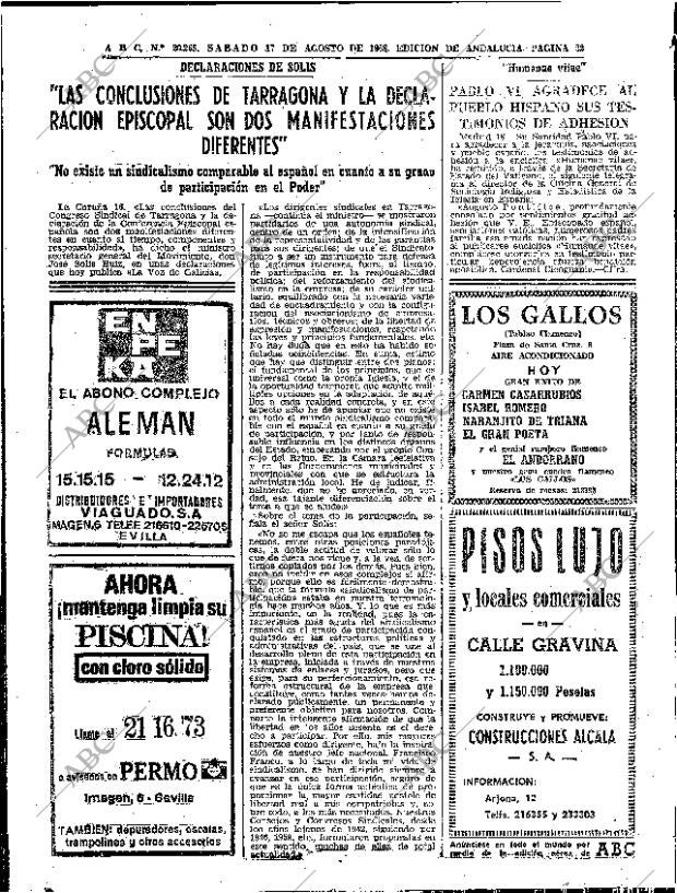 ABC SEVILLA 17-08-1968 página 22