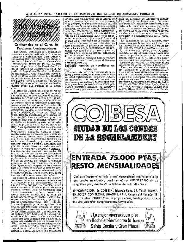 ABC SEVILLA 17-08-1968 página 23