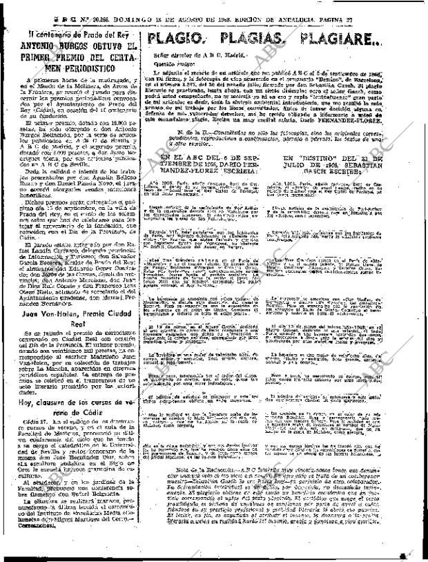 ABC SEVILLA 18-08-1968 página 27