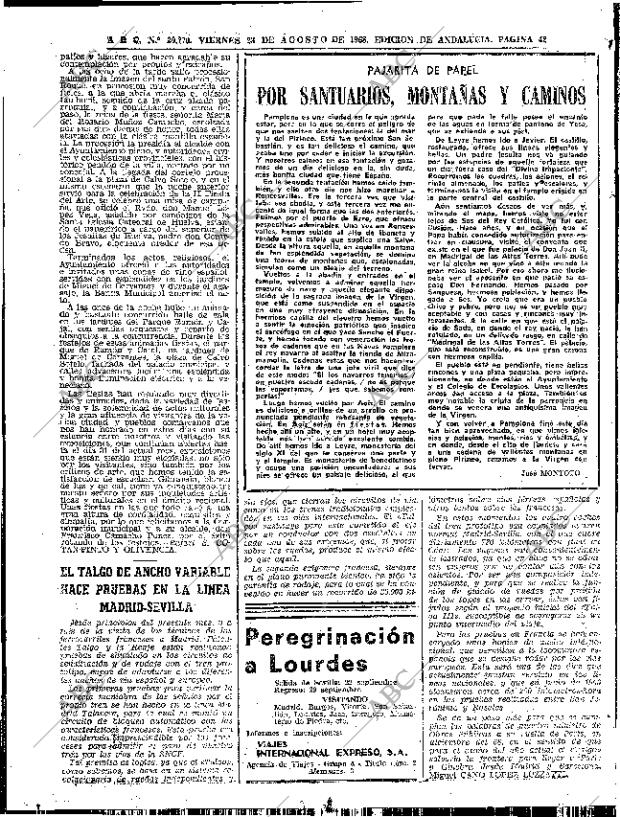 ABC SEVILLA 23-08-1968 página 40