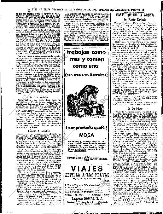 ABC SEVILLA 23-08-1968 página 42