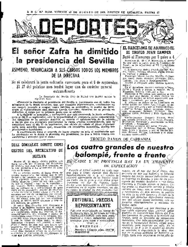 ABC SEVILLA 23-08-1968 página 45