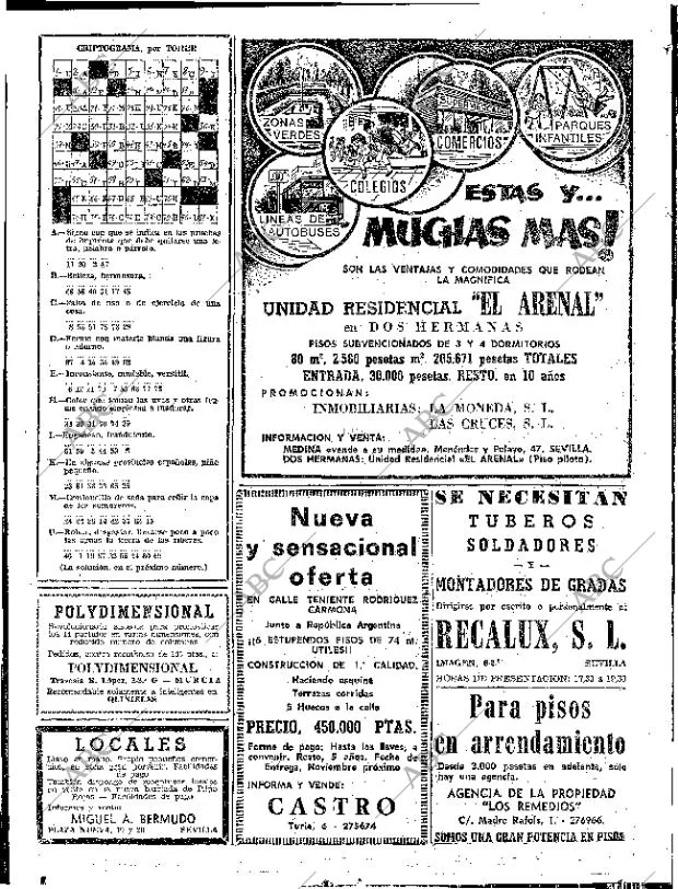 ABC SEVILLA 23-08-1968 página 58