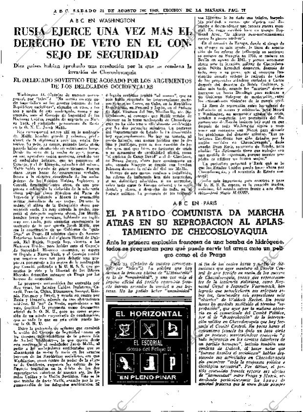 ABC MADRID 24-08-1968 página 27