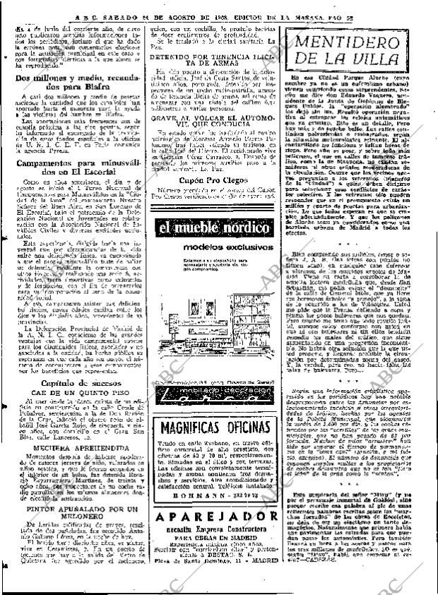 ABC MADRID 24-08-1968 página 52