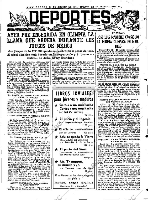 ABC MADRID 24-08-1968 página 59