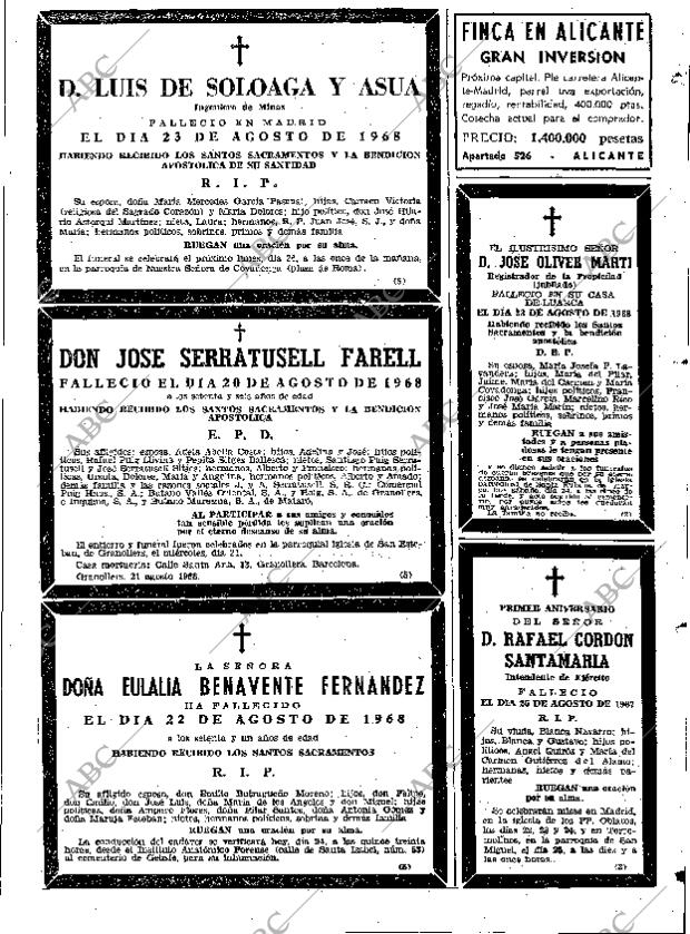 ABC MADRID 24-08-1968 página 77