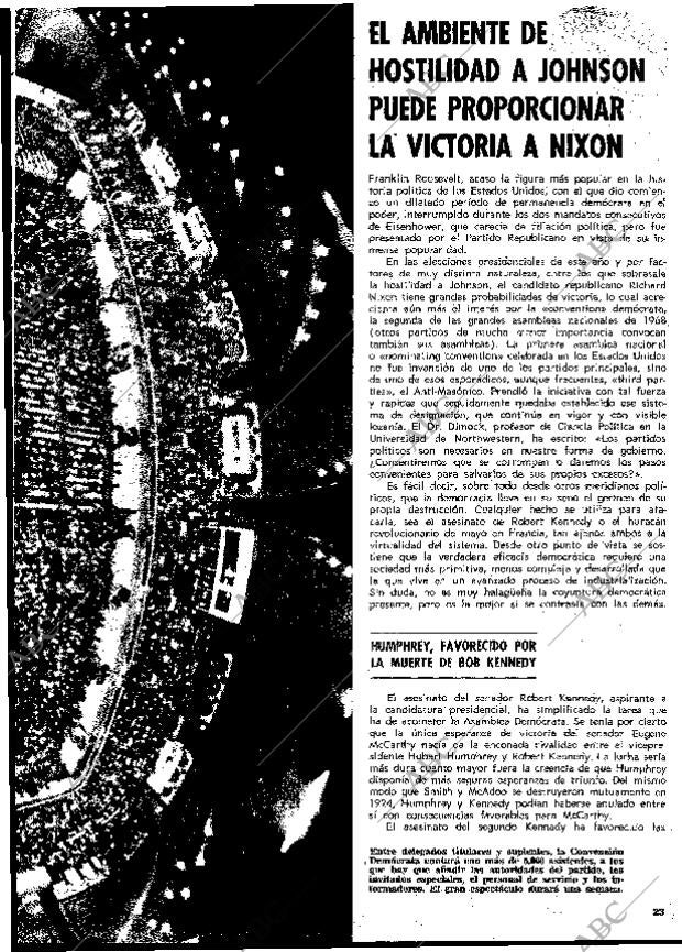 BLANCO Y NEGRO MADRID 24-08-1968 página 23