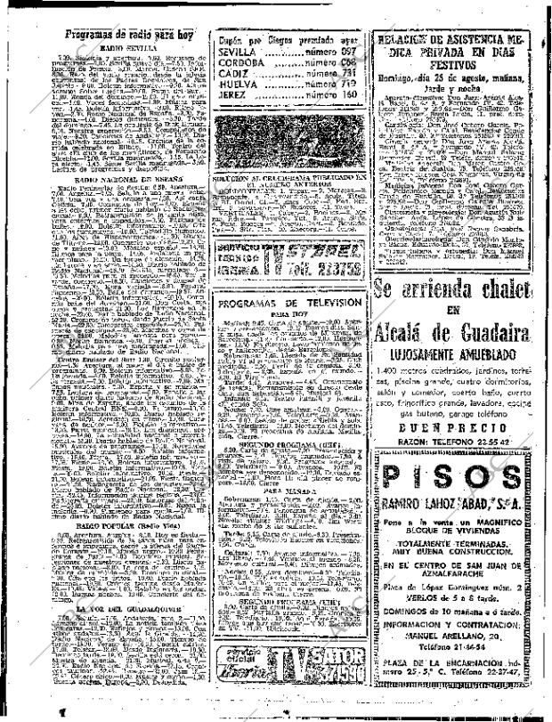 ABC SEVILLA 25-08-1968 página 54