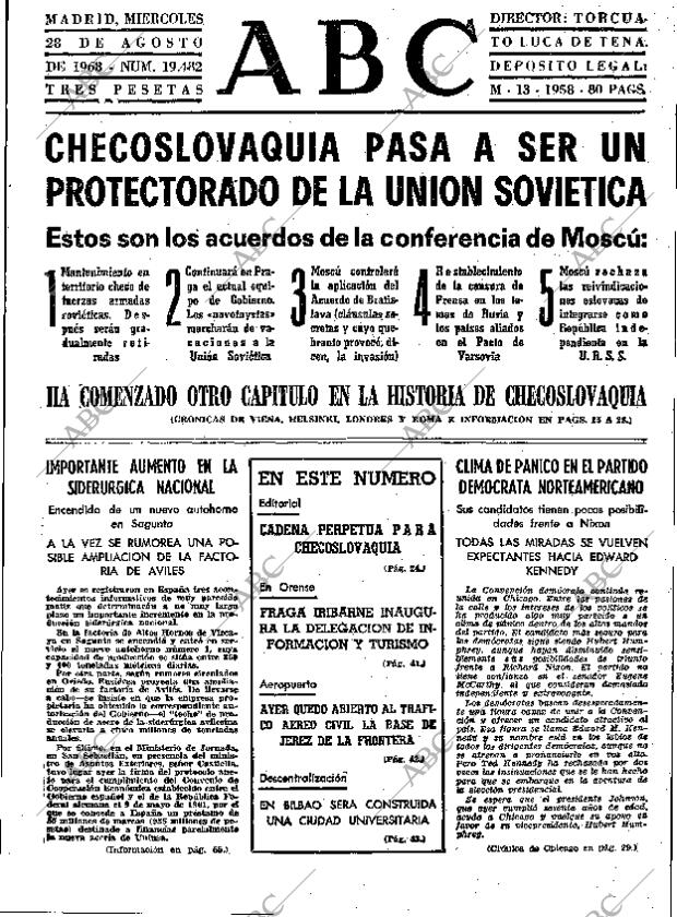 ABC MADRID 28-08-1968 página 23