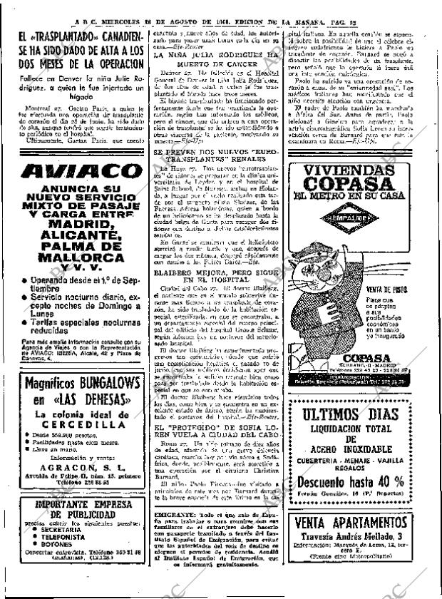 ABC MADRID 28-08-1968 página 32