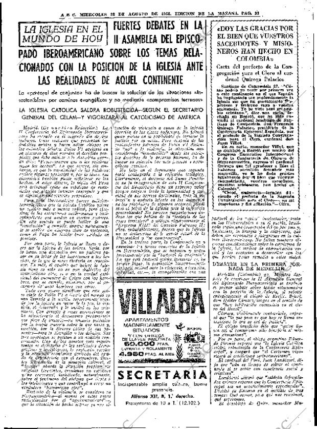 ABC MADRID 28-08-1968 página 33