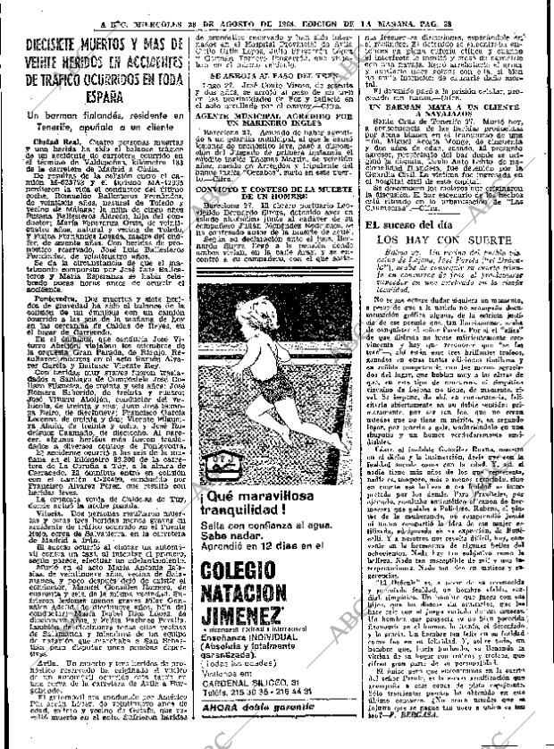 ABC MADRID 28-08-1968 página 38