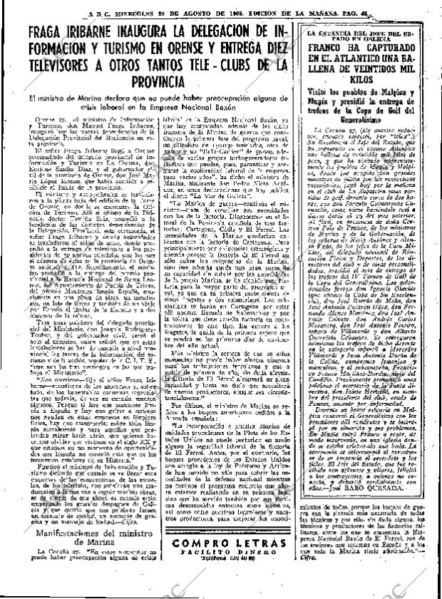 ABC MADRID 28-08-1968 página 41