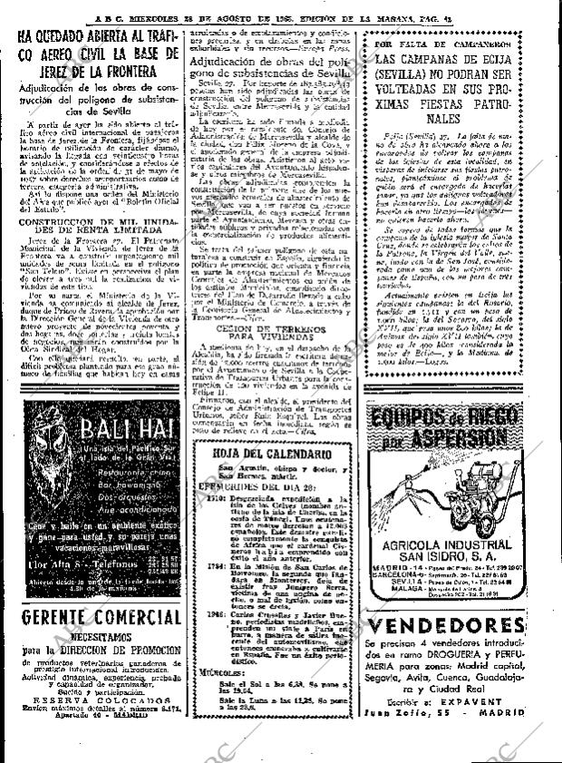 ABC MADRID 28-08-1968 página 42