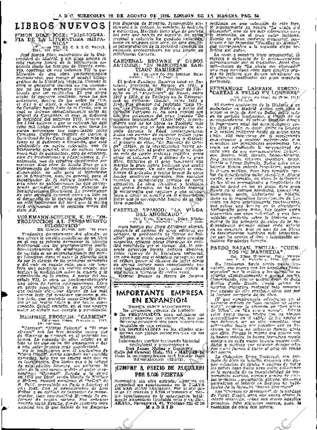 ABC MADRID 28-08-1968 página 54