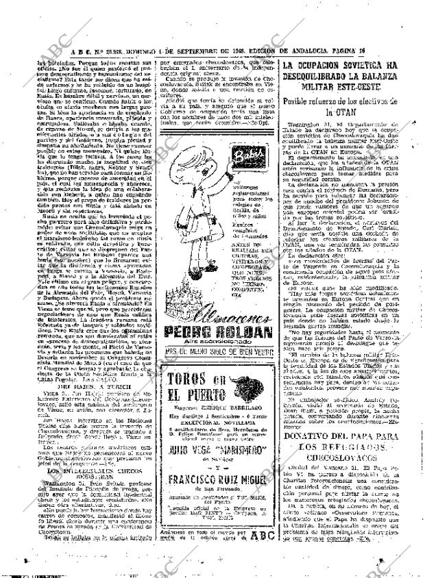 ABC SEVILLA 01-09-1968 página 16