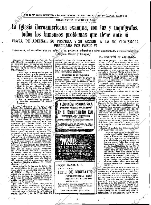 ABC SEVILLA 01-09-1968 página 19