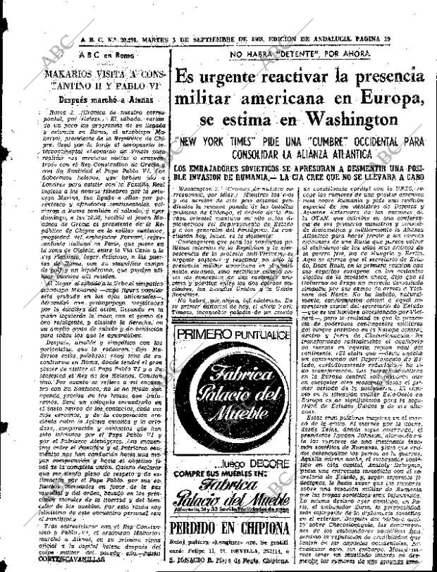 ABC SEVILLA 03-09-1968 página 17