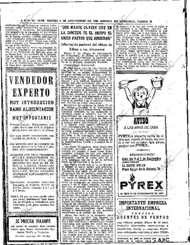ABC SEVILLA 03-09-1968 página 22