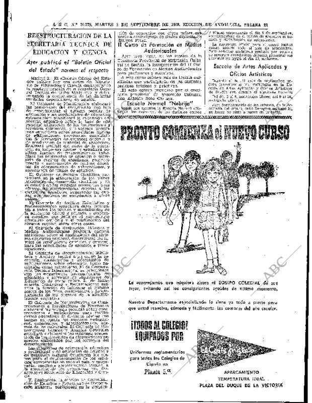 ABC SEVILLA 03-09-1968 página 25