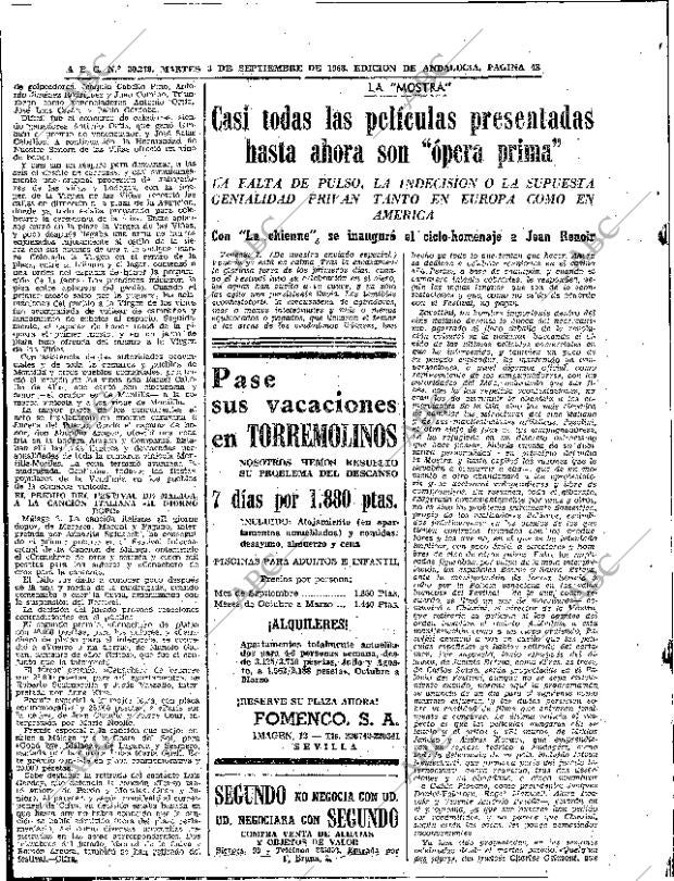 ABC SEVILLA 03-09-1968 página 46