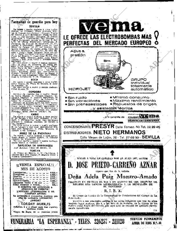 ABC SEVILLA 03-09-1968 página 58