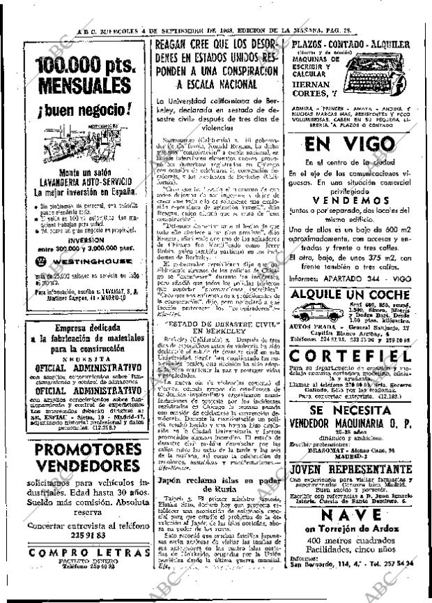 ABC MADRID 04-09-1968 página 26