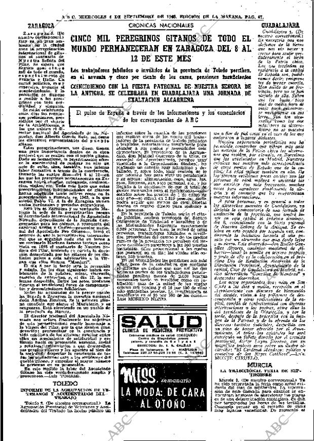 ABC MADRID 04-09-1968 página 45