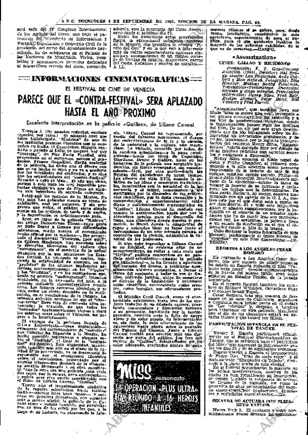 ABC MADRID 04-09-1968 página 67