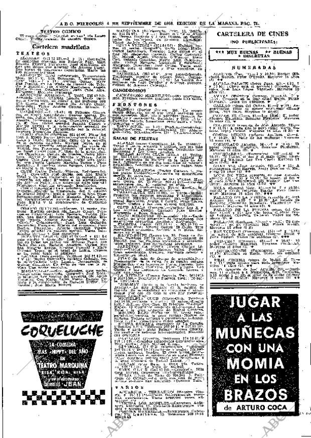 ABC MADRID 04-09-1968 página 69