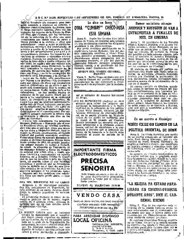 ABC SEVILLA 04-09-1968 página 16