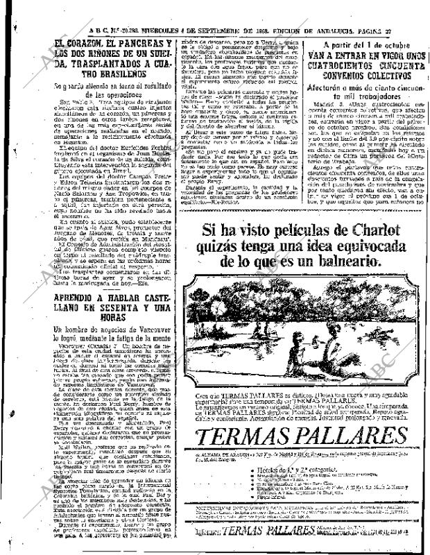 ABC SEVILLA 04-09-1968 página 27