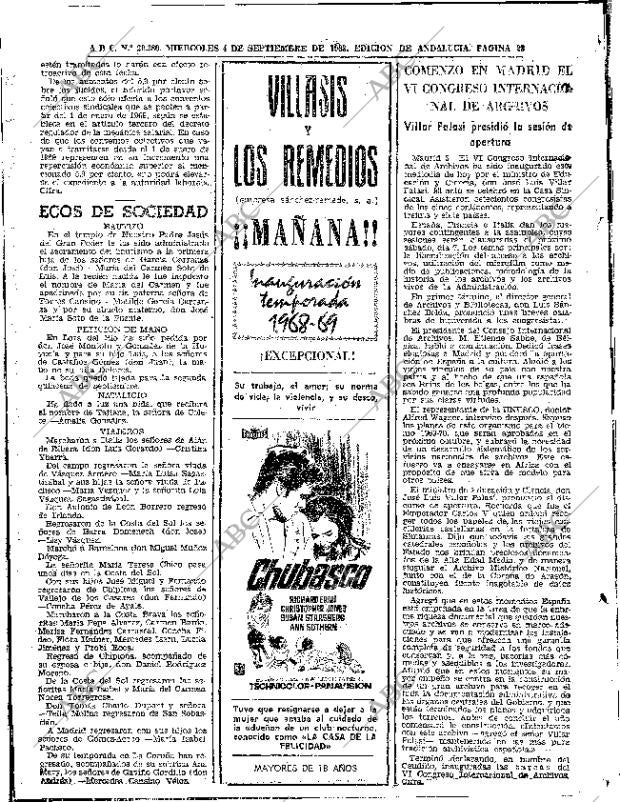 ABC SEVILLA 04-09-1968 página 28