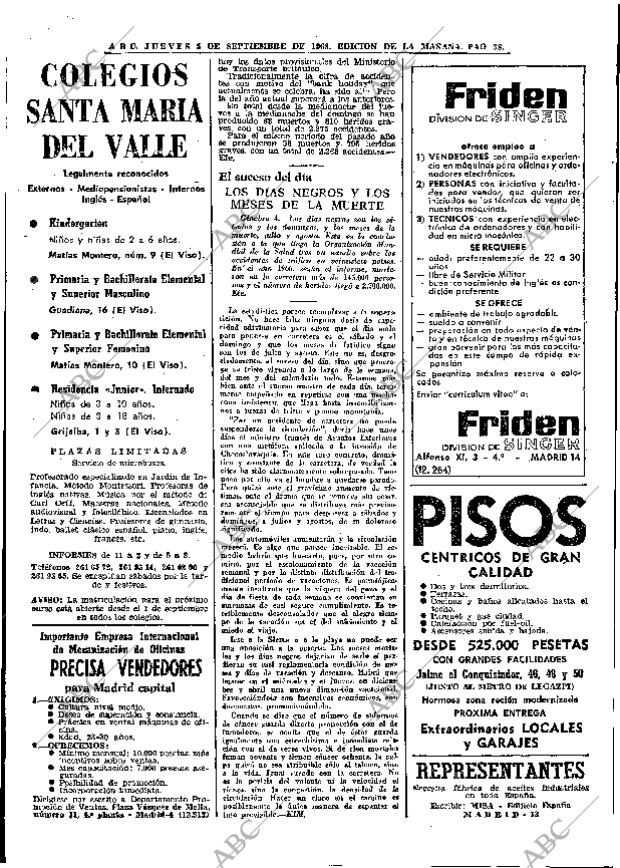 ABC MADRID 05-09-1968 página 36