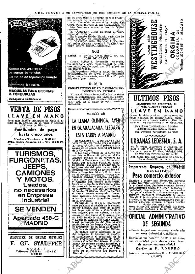 ABC MADRID 05-09-1968 página 62