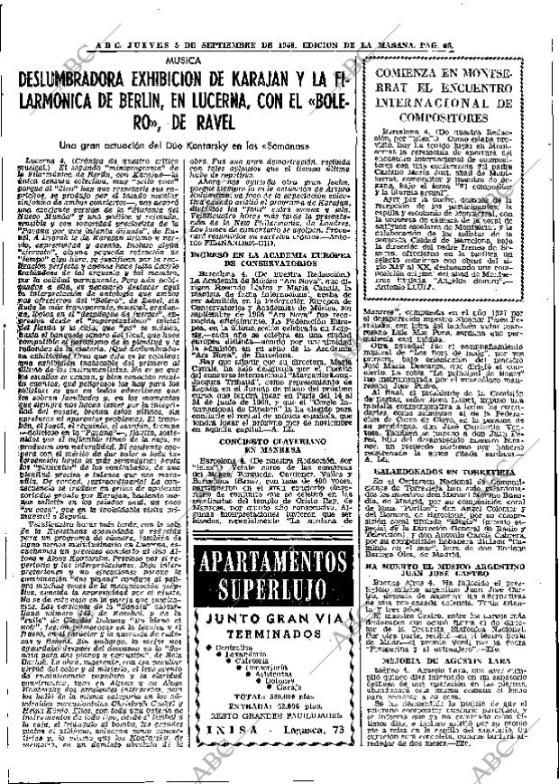 ABC MADRID 05-09-1968 página 64