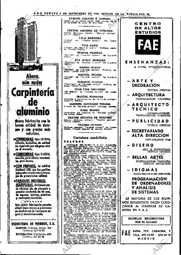 ABC MADRID 05-09-1968 página 68